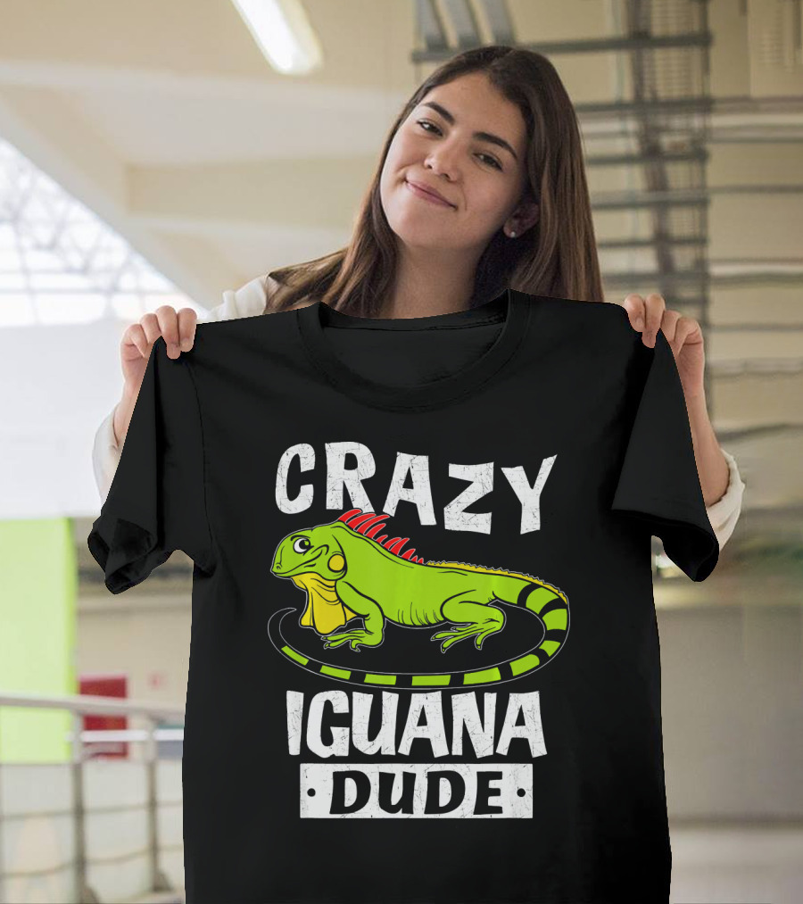 Crazy Iguana Dude T-Shirt