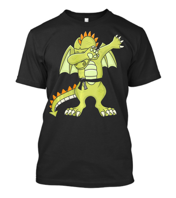 Dabbing Dragon Martial Arts Taekwondo Karate T-Shirt