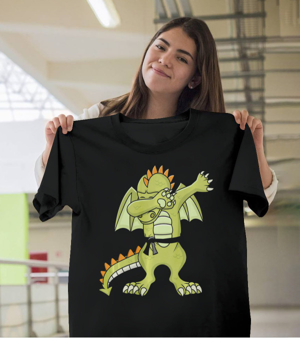 Dabbing Dragon Martial Arts Taekwondo Karate T-Shirt