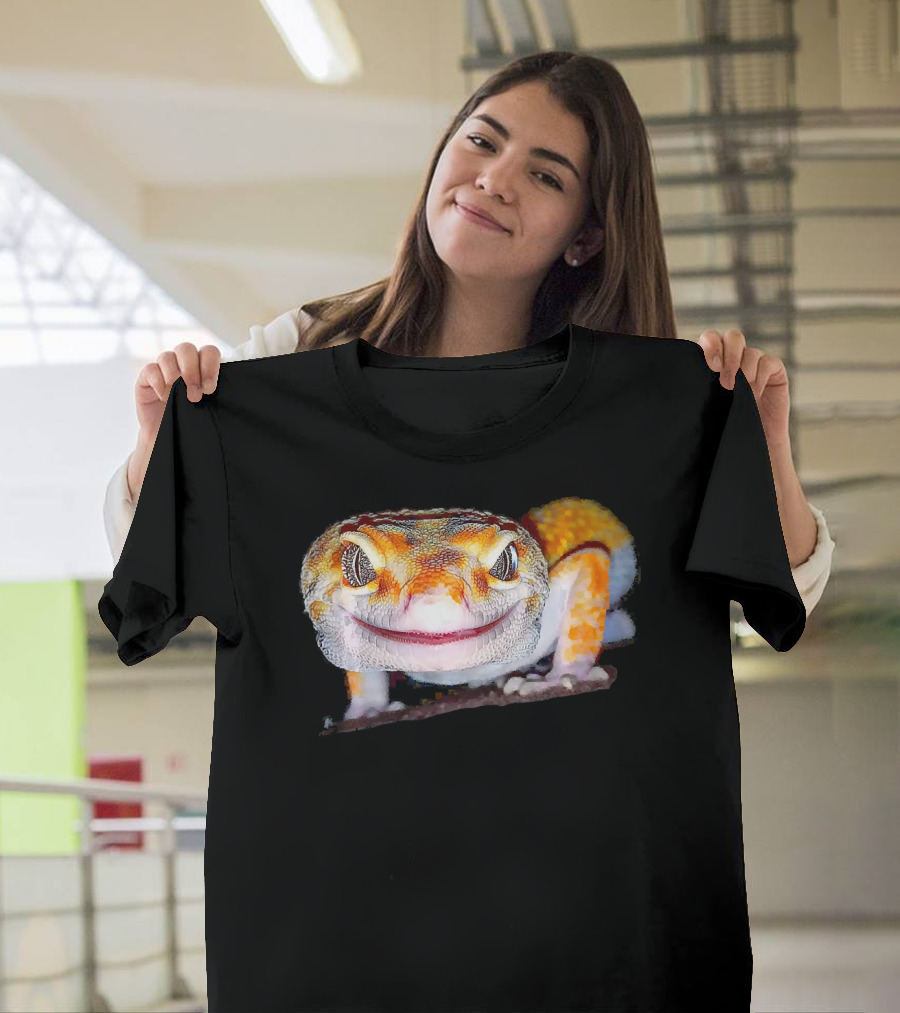 Beautiful Crazy Leopard Gecko Lizard T-Shirt