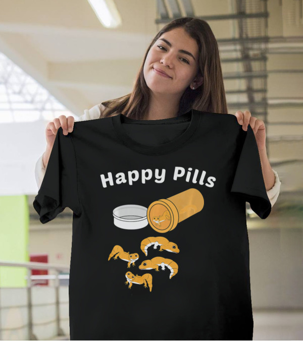 Happy Pills Leopard Gecko T-Shirt