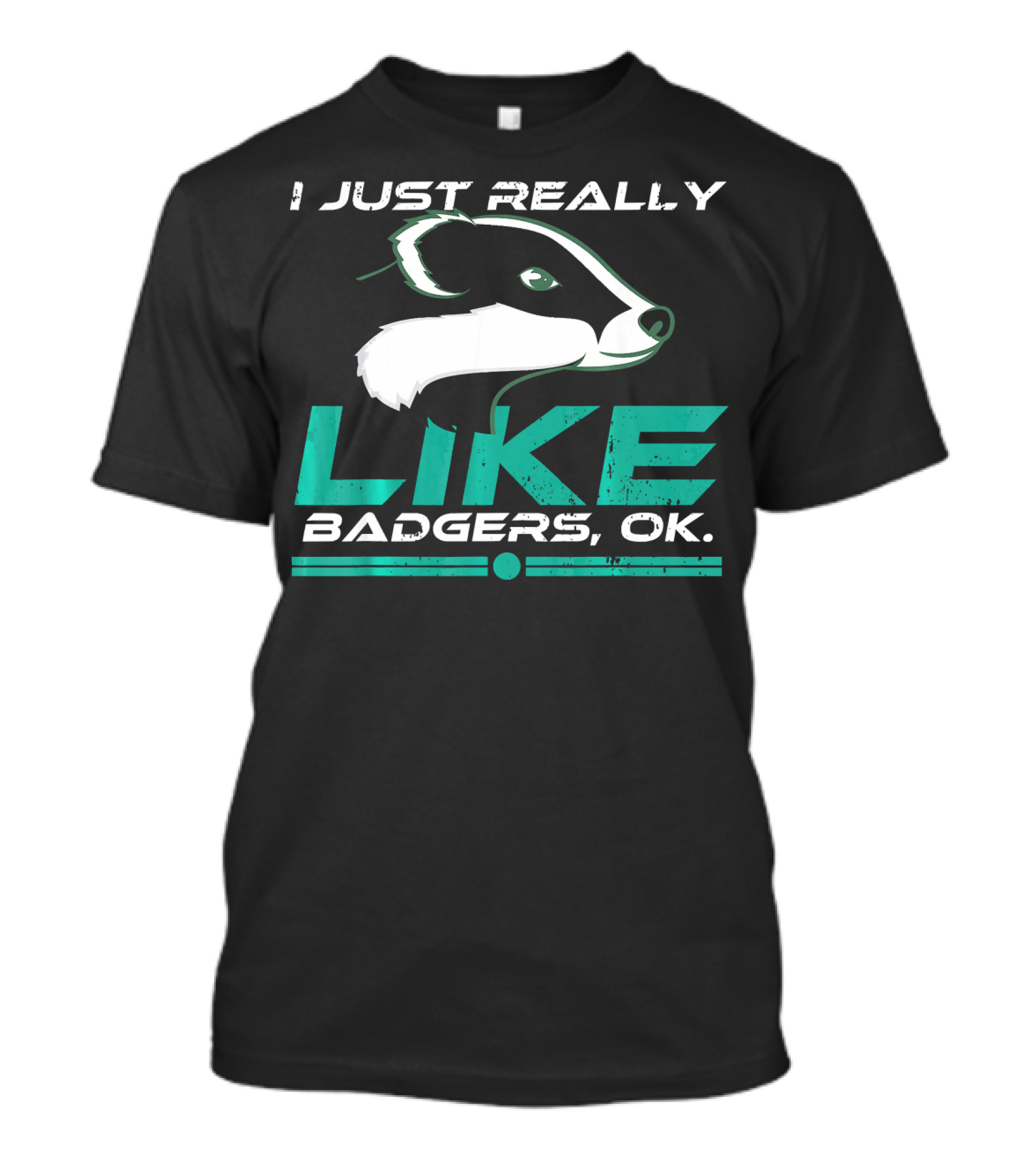 I Just Really Like Badgers Ok T-Shirt