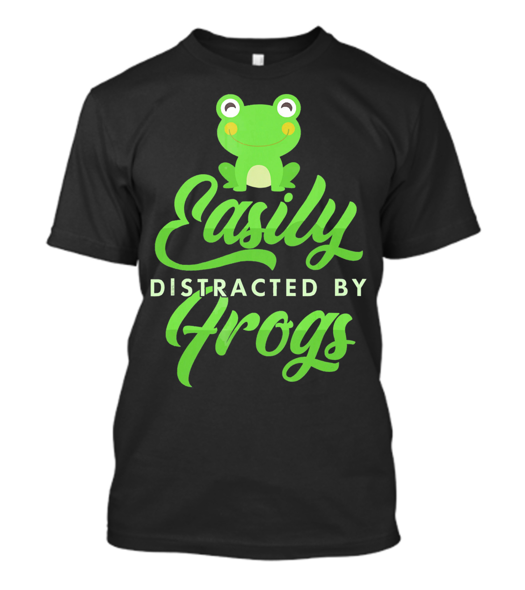 Easily Distracted By Frogs Frog T-Shirt