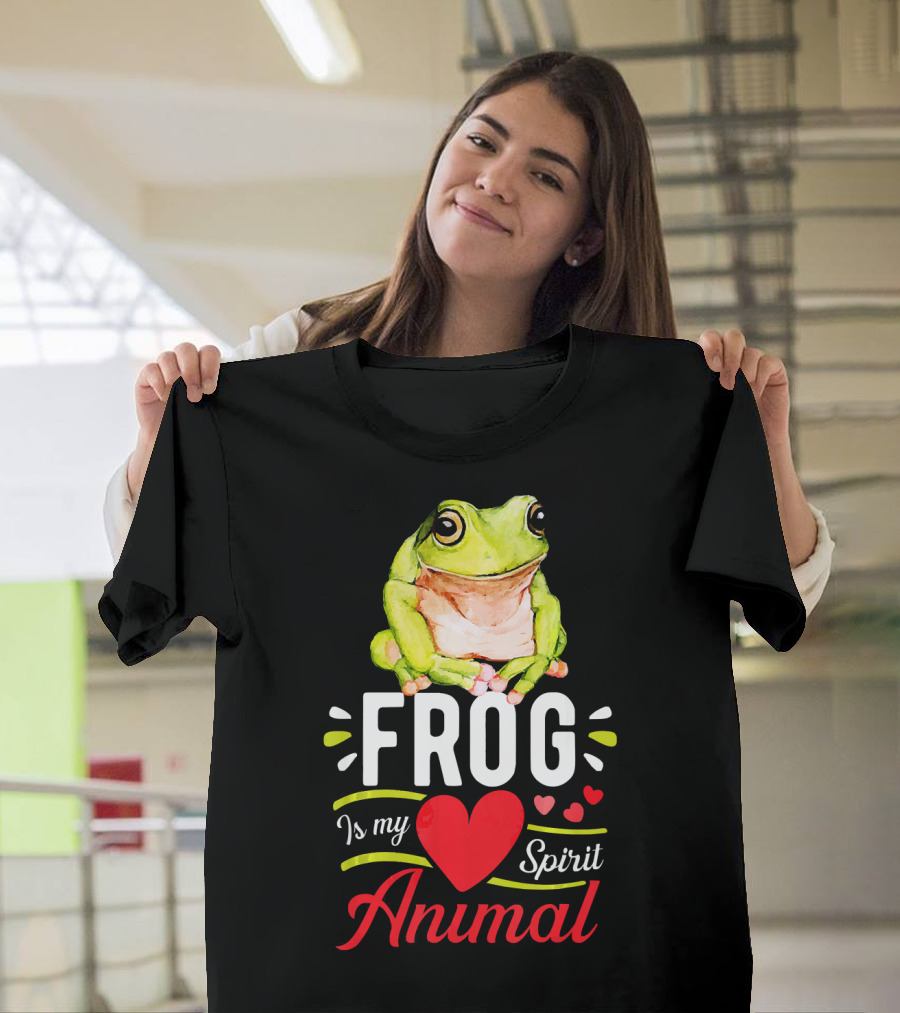 Frog Is My Heart Spirit Animal Cute Frog T-Shirt