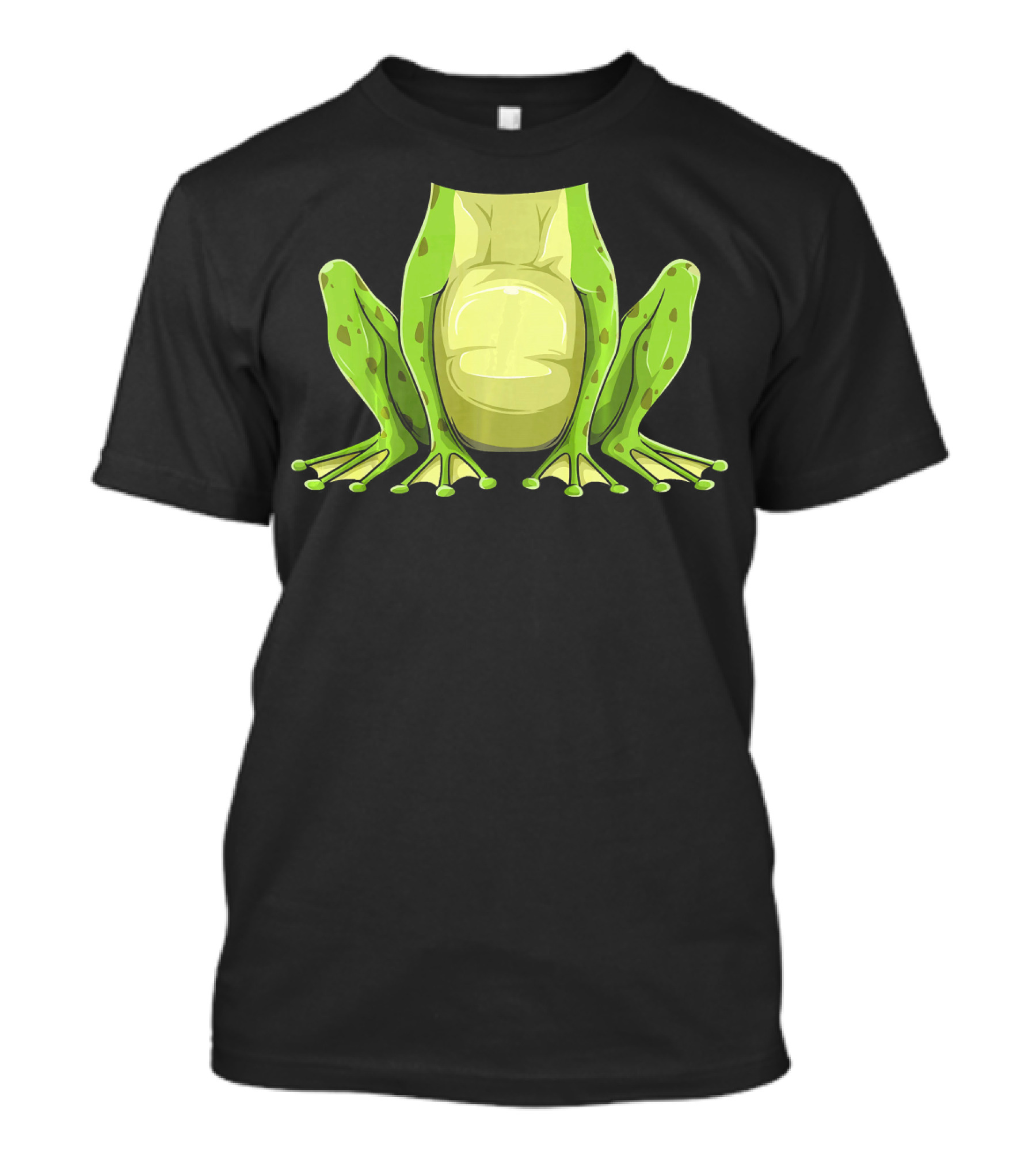 Easy Frog Costume Frog Body Headless Fro Style Green Frogsuit T-Shirt