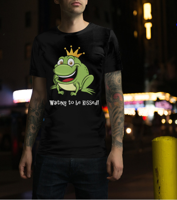 Waiting To Be Kissed Frog Prince T-Shirt
