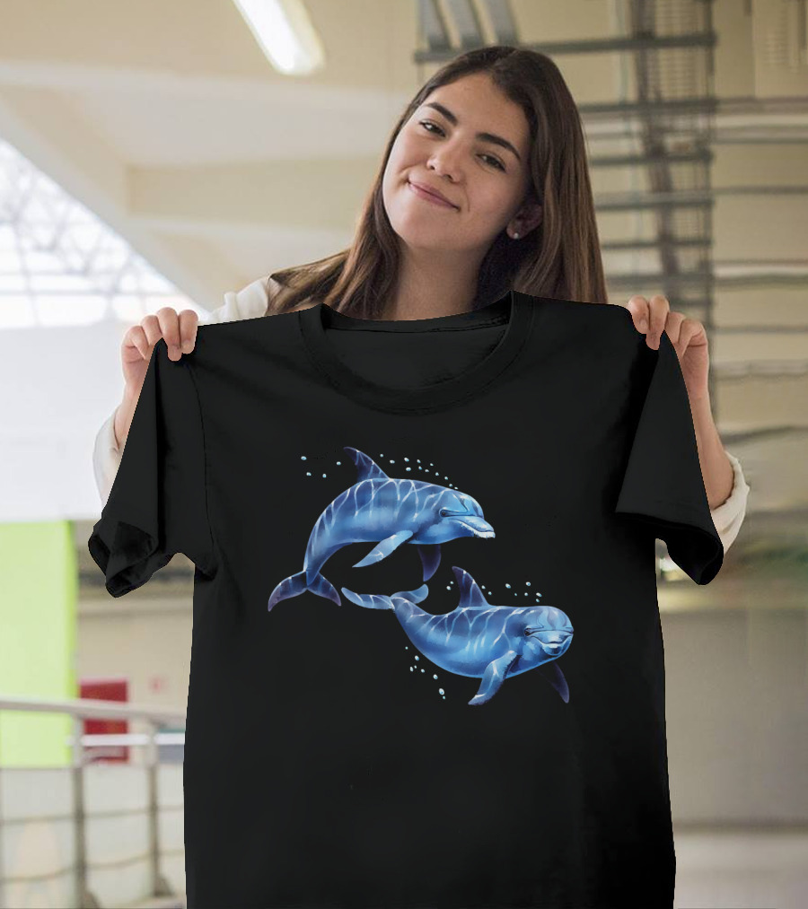 Dolphin Sea Life Ocean Animals Nature T-Shirt