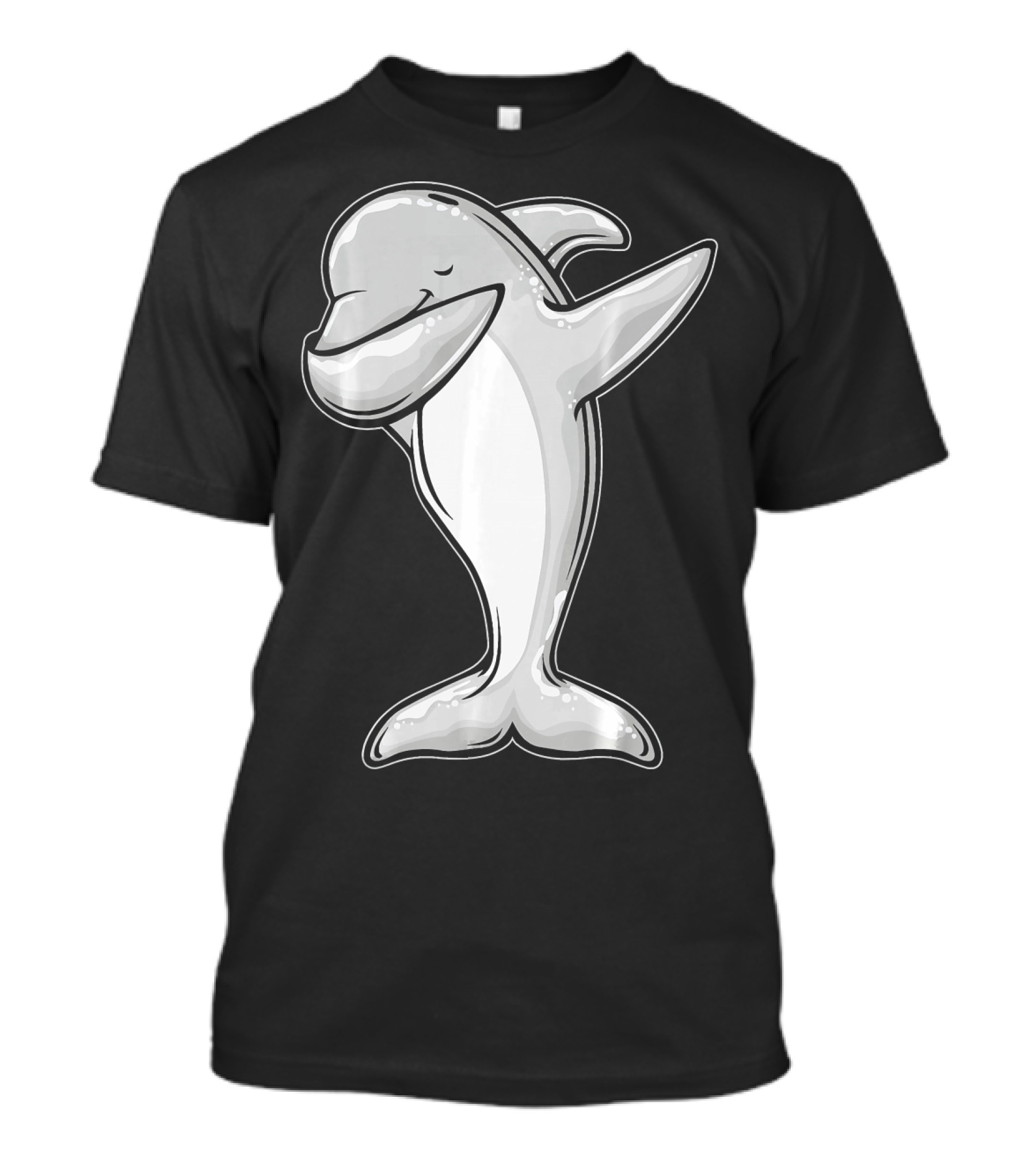 Funny Dolphin Dab Dabbing Dolphi Playful Pose T-Shirt
