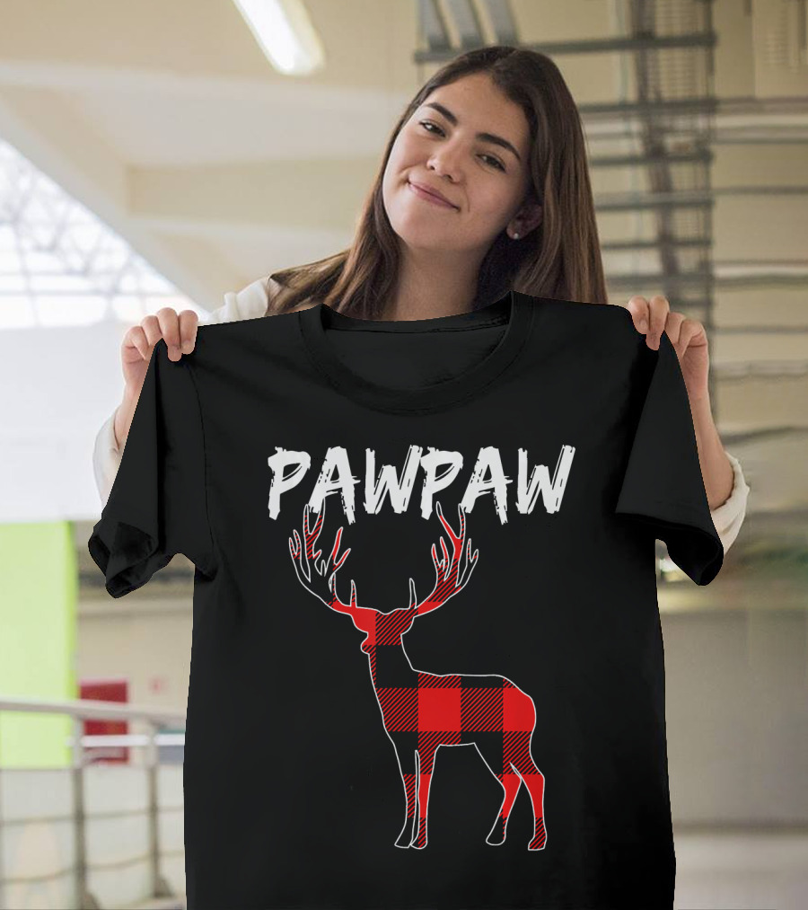 Pawpaw Plaid Deer T-Shirt
