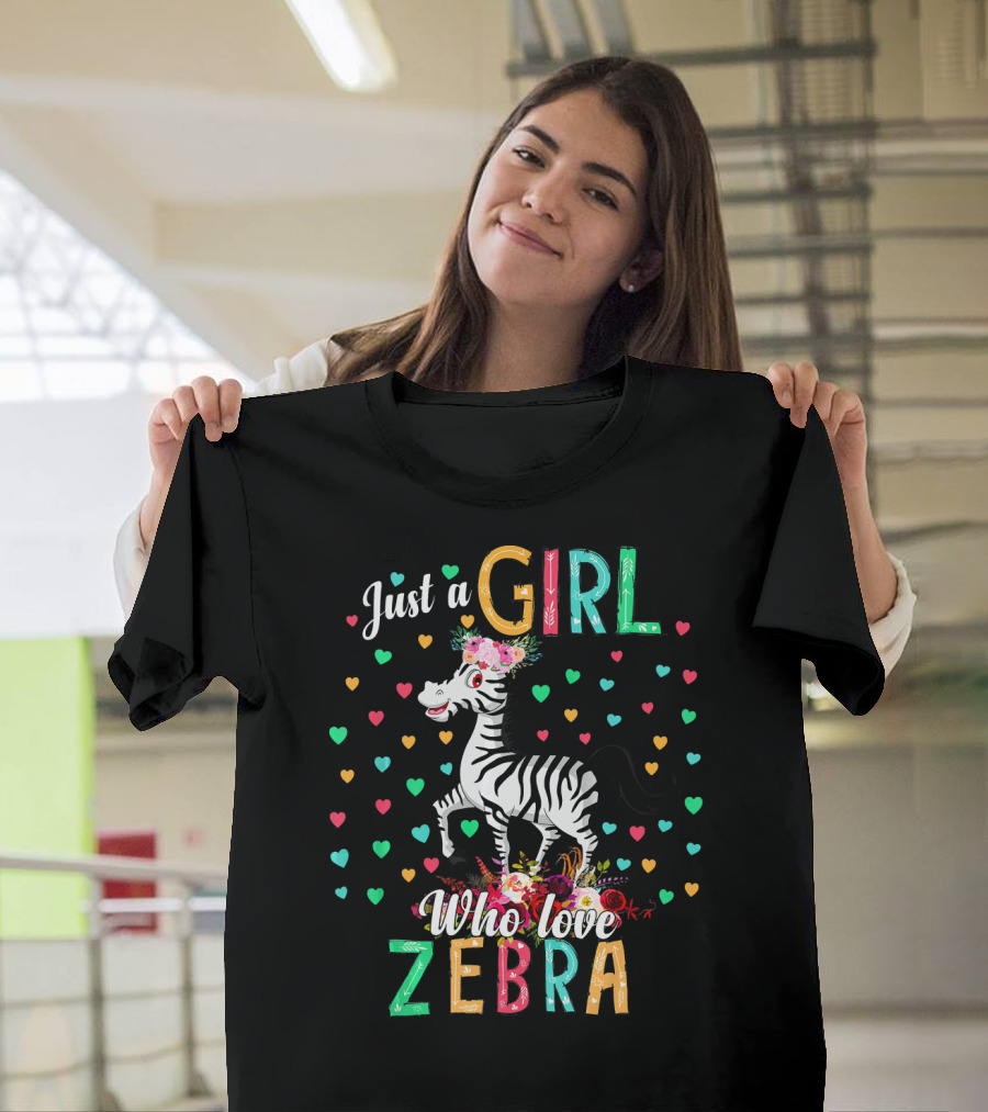 Just a Girl Who Love Zebra T-Shirt