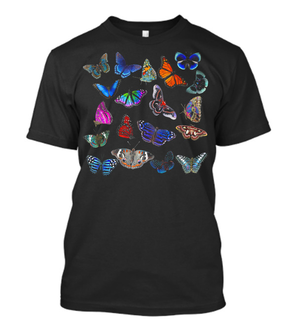 Butterfly Collector Love Colorful Variety T-Shirt