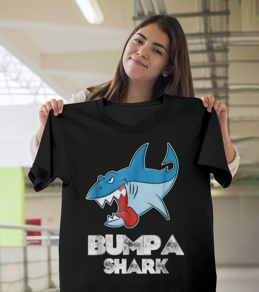 Bumpa Shark Fierce Cartoon T-Shirt