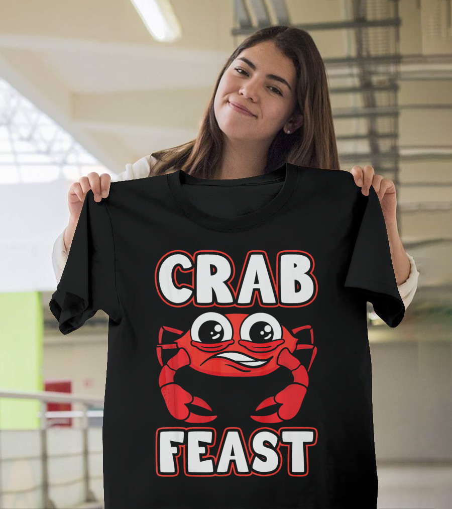 Crab Feast Seafood Summer Festival Crab Eating Fun T-Shirt