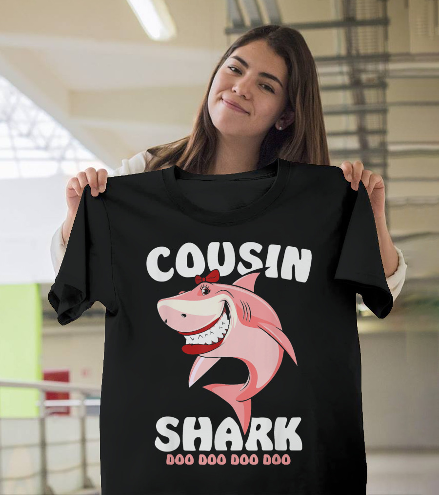 Cousin Shark Doo Doo Doo Doo Family Matching T-Shirt
