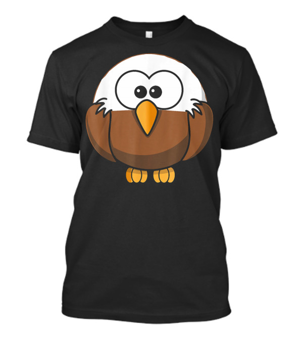 American Bald Eagle Cartoon Bird T-Shirt