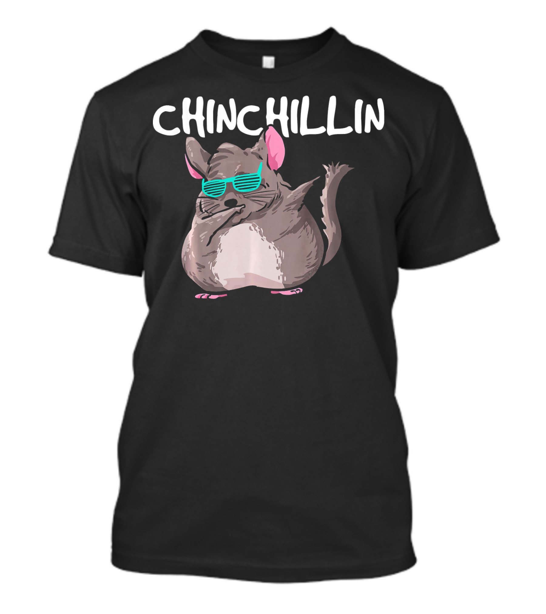 Chinchillin Funny Dabbing Chinchilla Meme T-Shirt