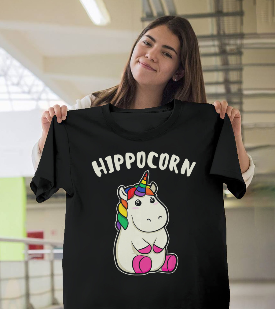 Hippocorn Funny Hippopotamus Unicorn T-Shirt