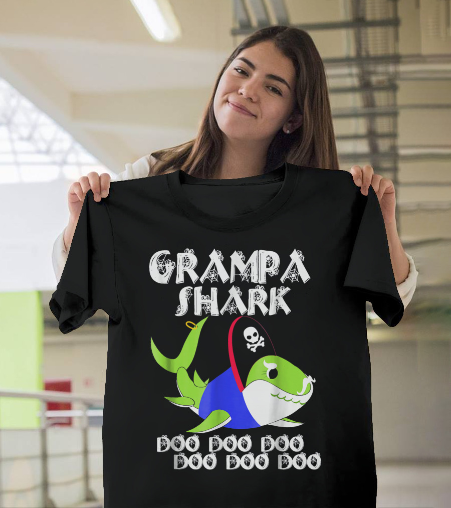 Grampa Shark Doo Doo Doo Pirate Chris T-Shirt
