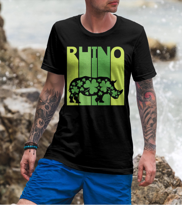 RHINO Clover Luck Charm T-Shirt
