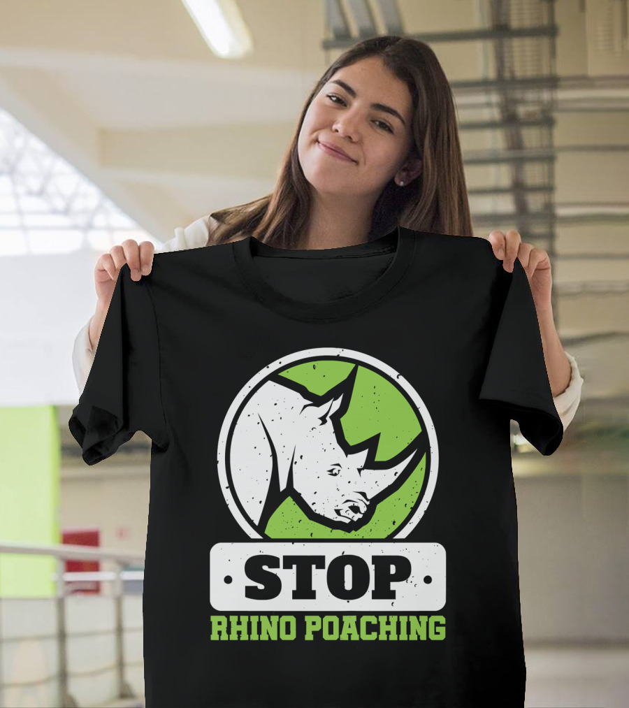 Stop Rhino Poaching Rhinoceros Save T-Shirt
