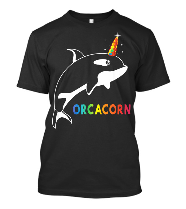 Orcicorn Unicorn Orca Killer Whale Funny Wild Orc T-Shirt
