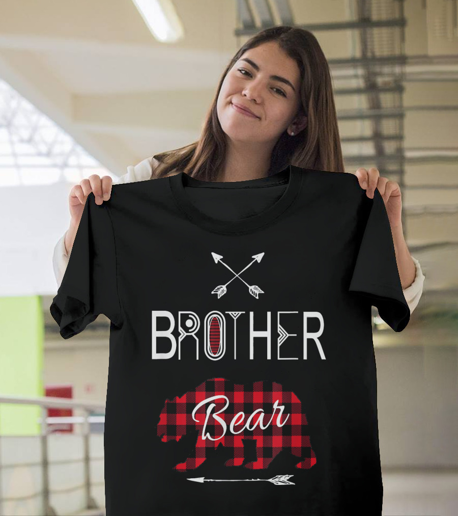 Brother Bear Buffalo Plaid with Arrows T-Shirt