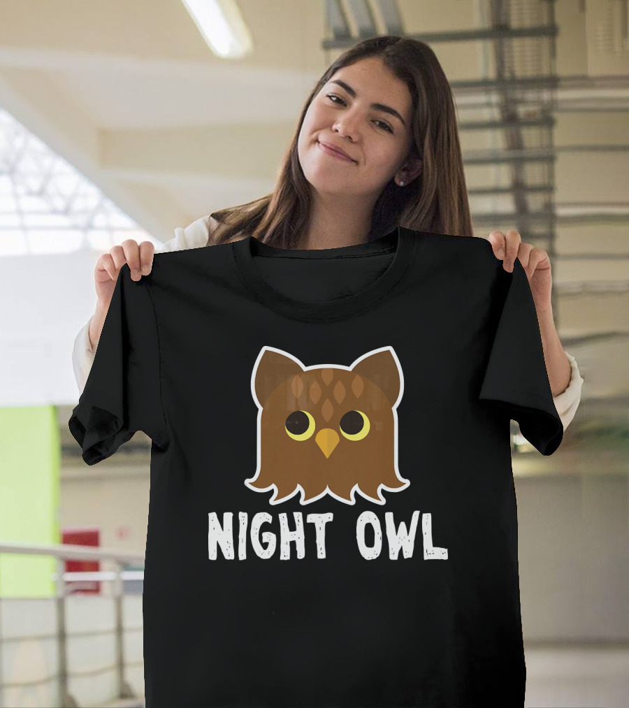 Night Owl Cute Owl Hoot T-Shirt