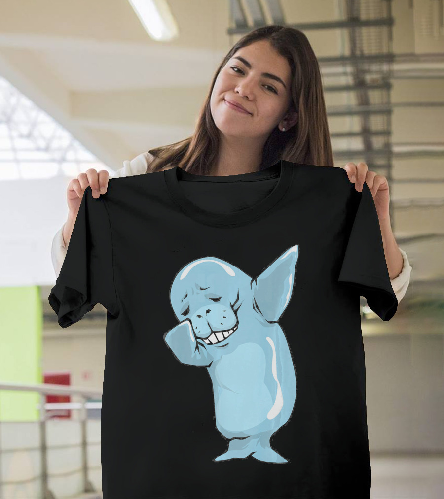 Funny Dabbing Manatee Dancing Sea Cow T-Shirt
