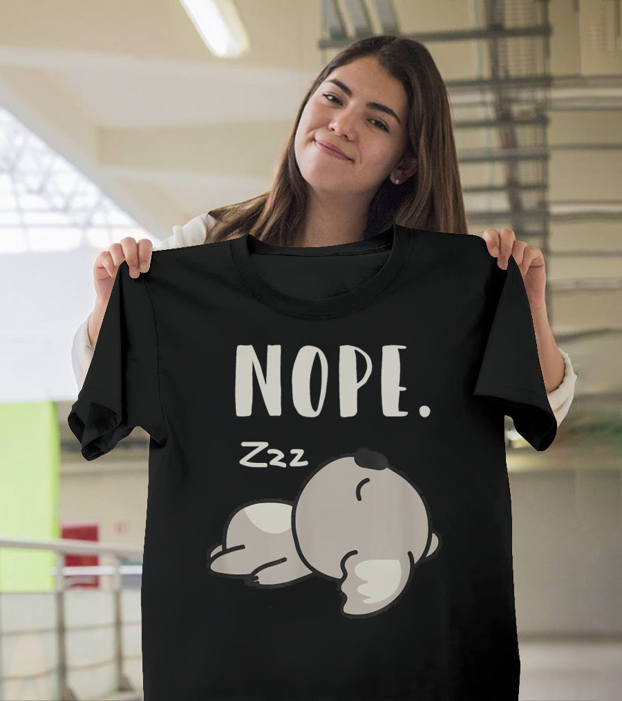 Koala Bear Nope Zzz Funny Sleeping aje5 T-Shirt