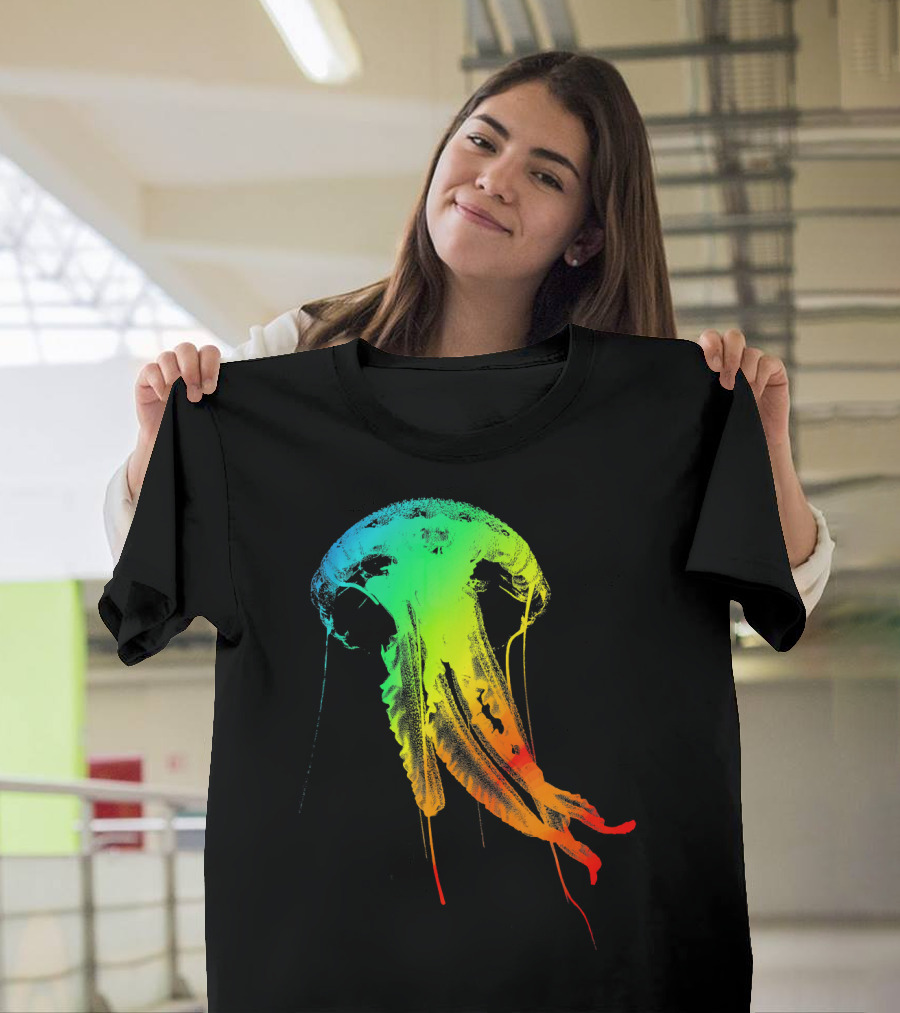 JELLYFISH Vivid Spectrum Rainbow T-Shirt
