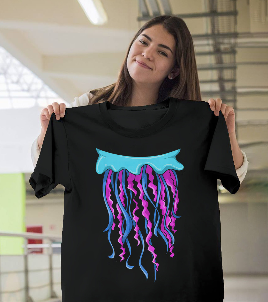 Jellyfish Costume Jellyfish Body Headless Tentacle T-Shirt