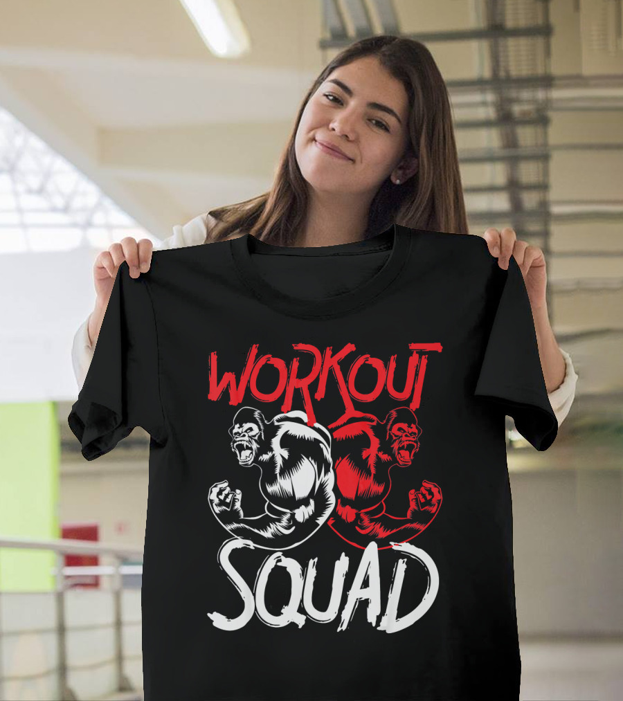 Gorilla Workout Squad Fitness Bodybuilding T-Shirt