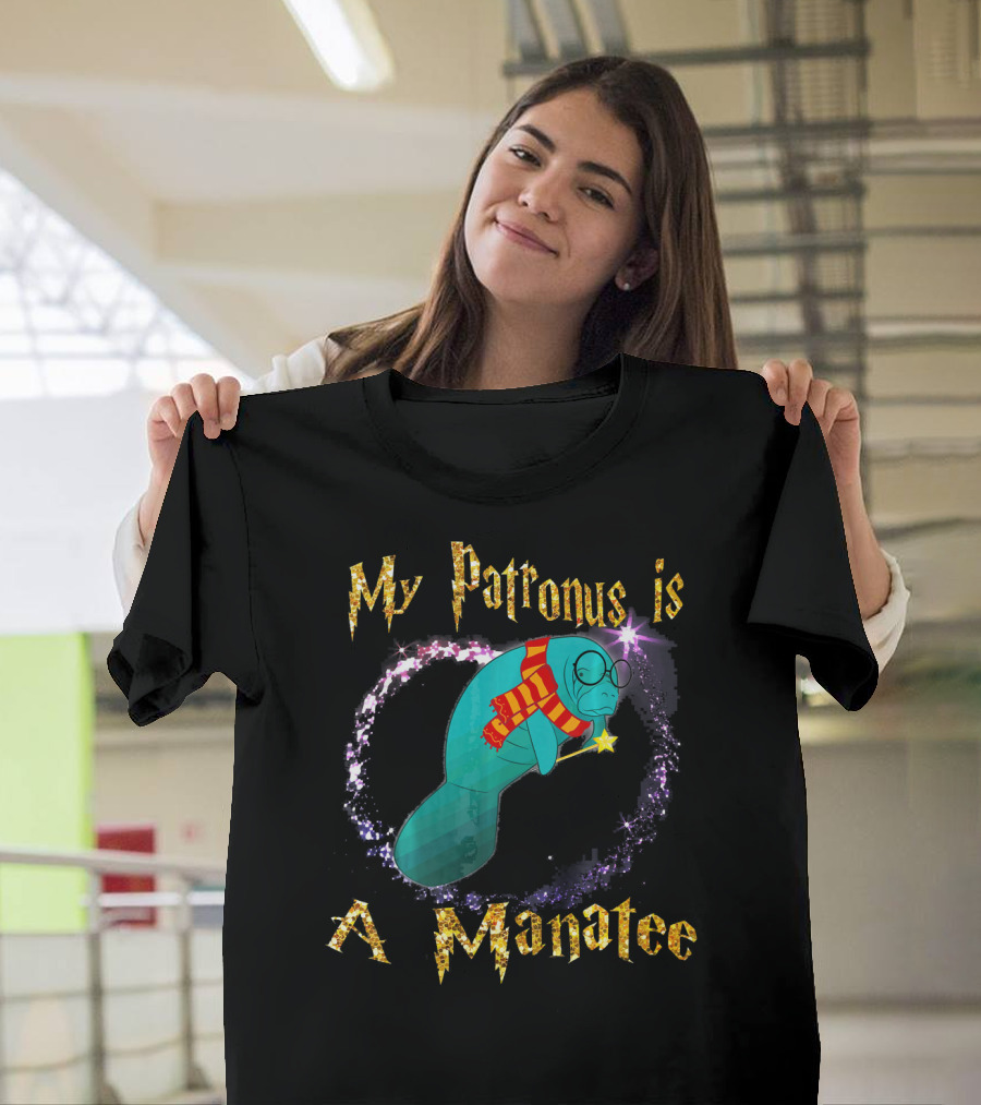 My Patronus Is a Manatee Magic Wizarding Humor T-Shirt