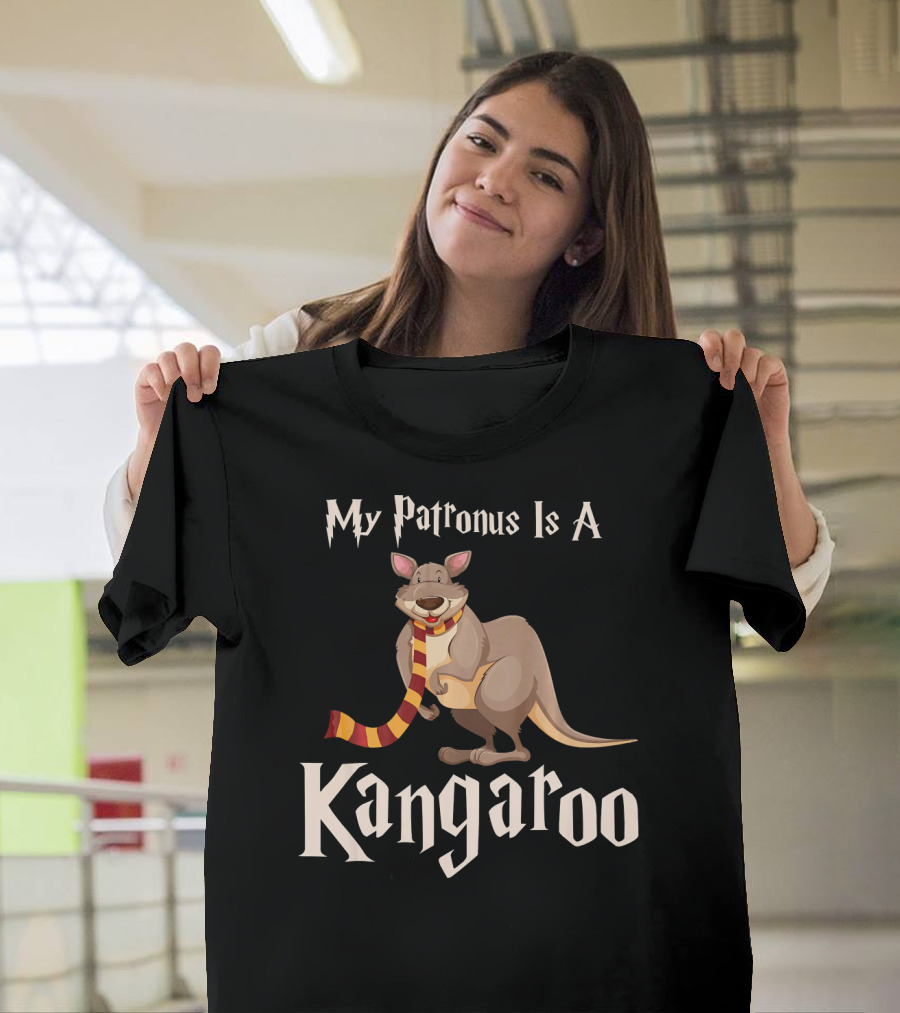My Patronus Is A Kangaroo Cute Australia Harry Magic Scarf T-Shirt