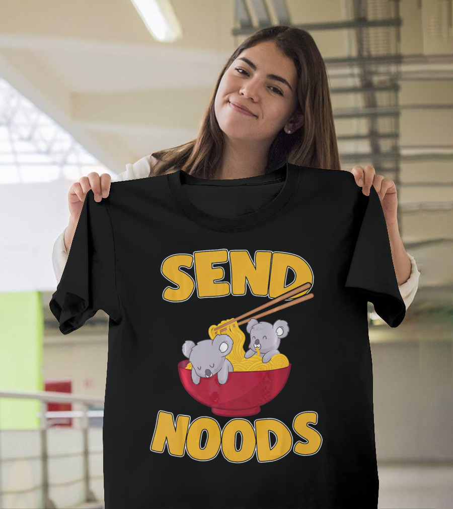 Send Noods Kawaii Koala Bear Ramen Bowl T-Shirt