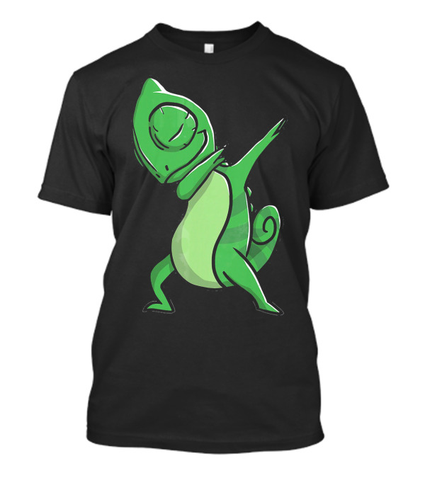 Dabbing Chameleon Kids Dabbing Chameleon T-Shirt
