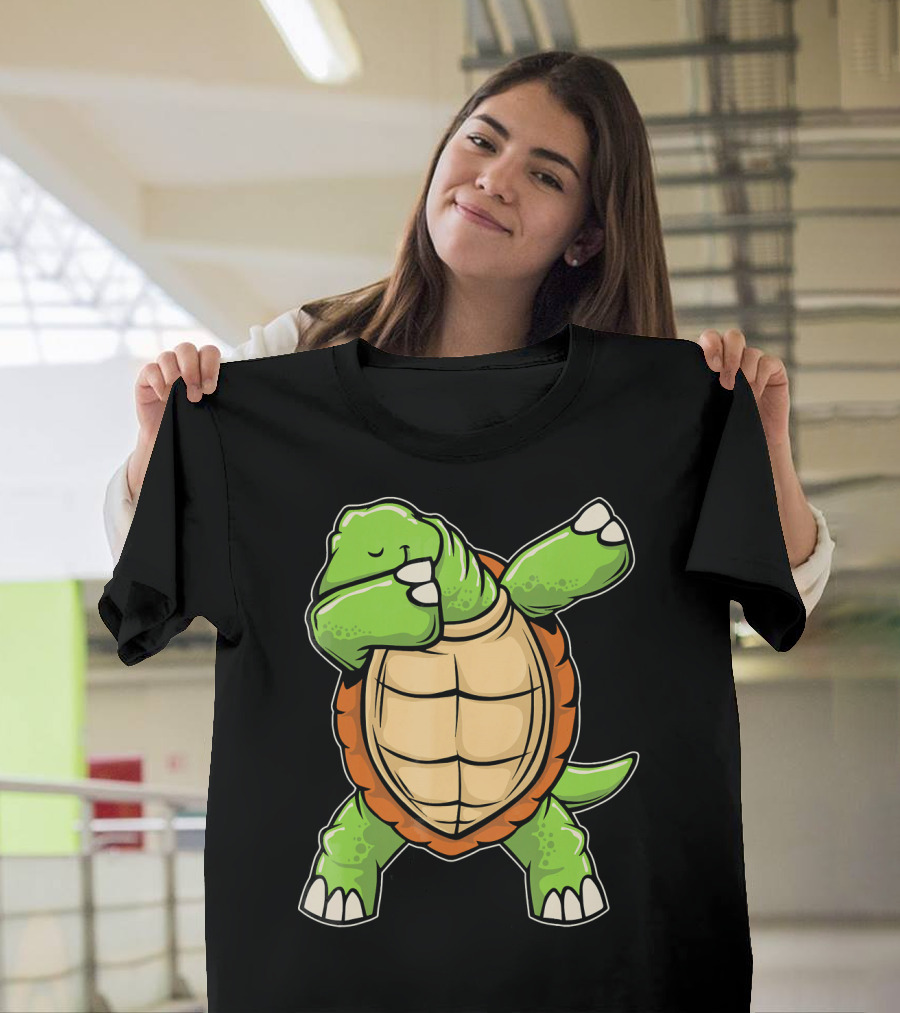 Funny Tortoise Dab Dabbing Torto T-Shirt