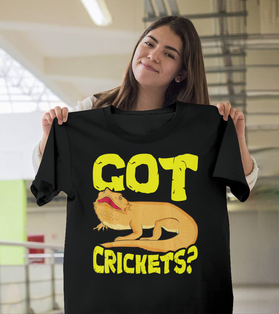Got Crickets Herpetology Herpetologist Lizard Enthusiast T-Shirt