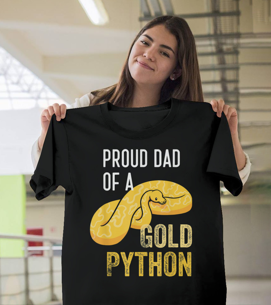 Proud Dad of a Gold Python T-Shirt