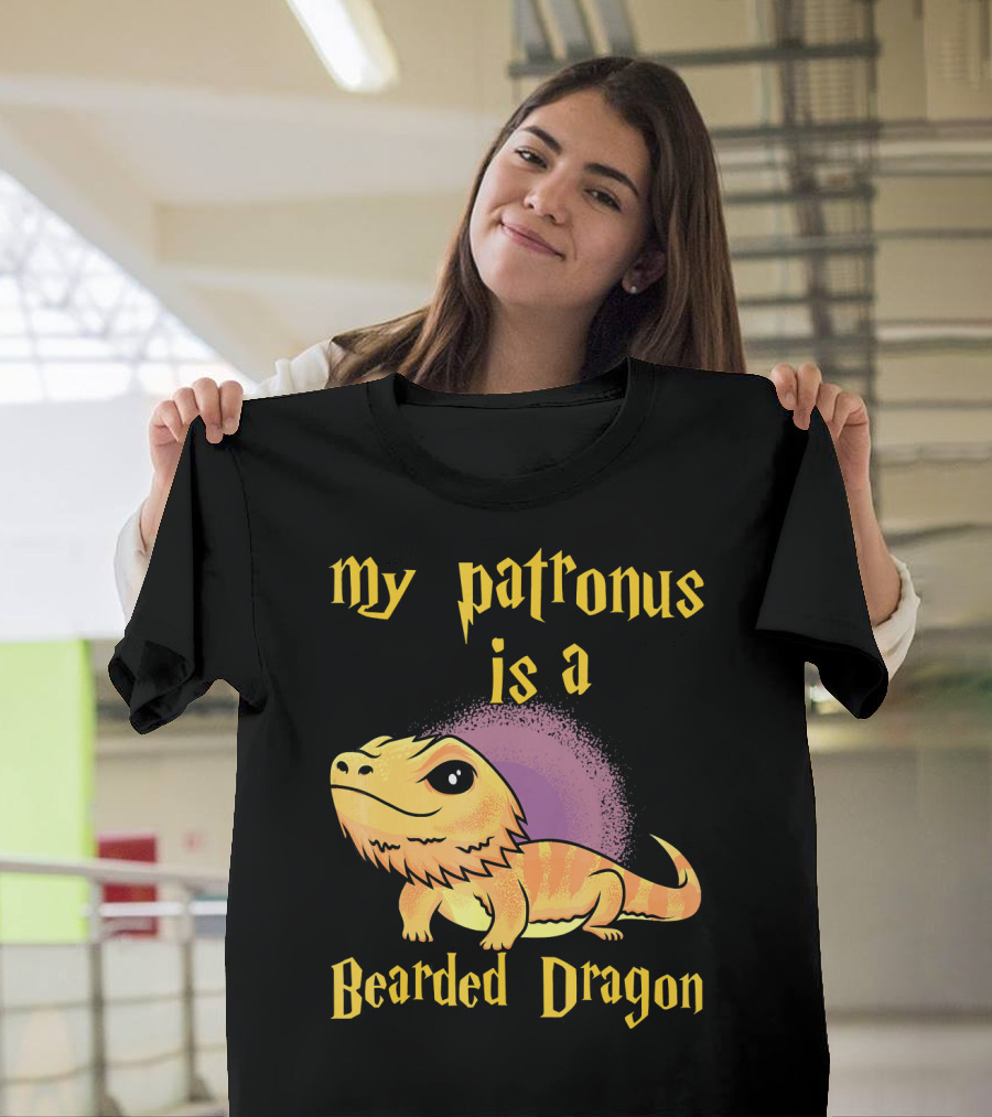 My Patronus is a Bearded Dragon Cute Lizard T-Shirt