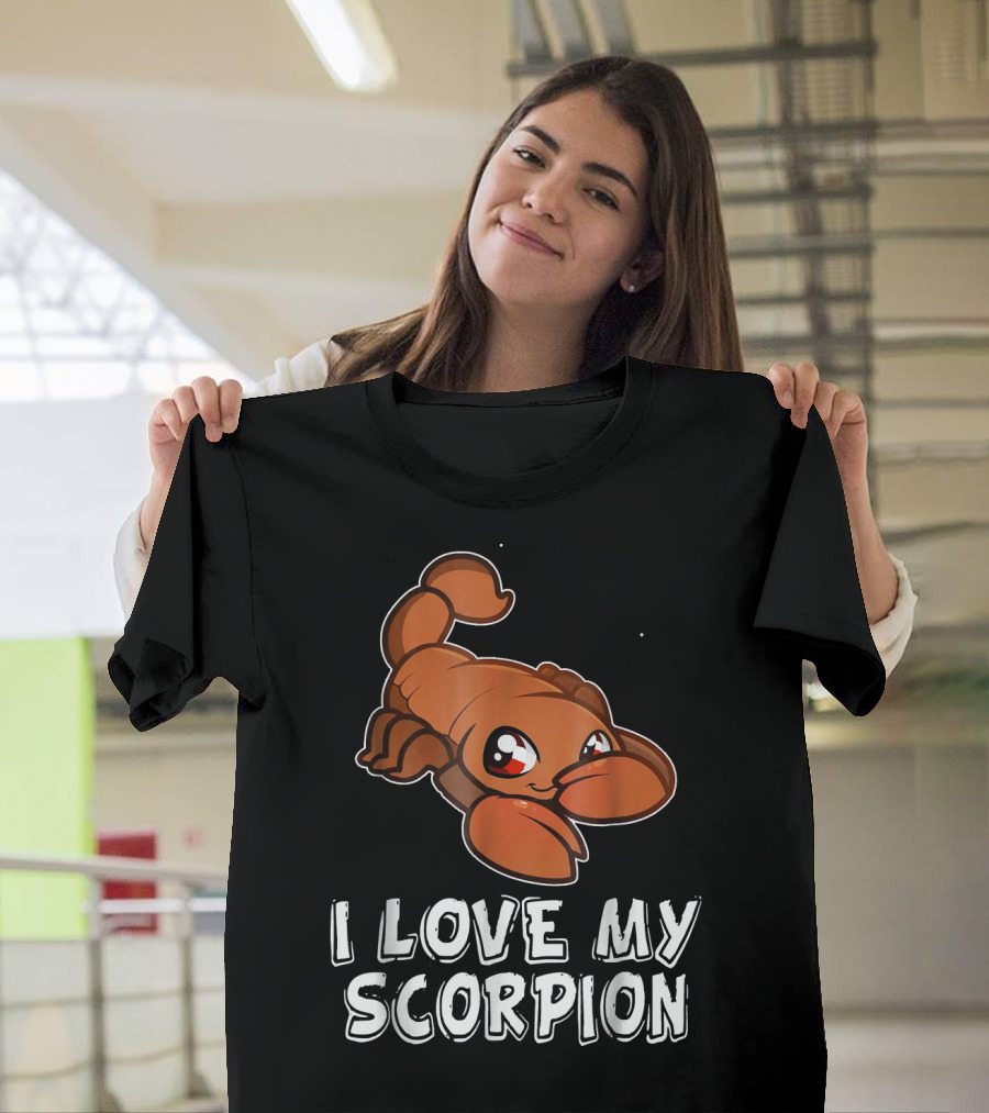 I Love My Scorpion Cute Cartoon T-Shirt