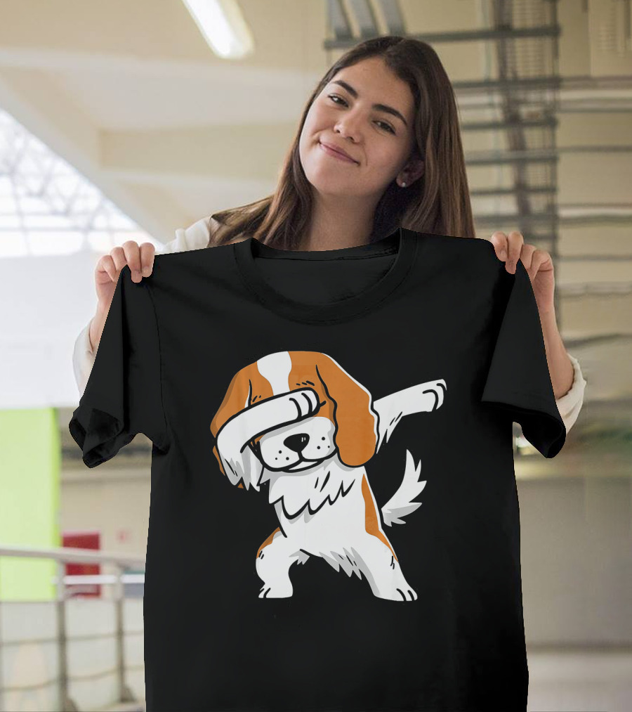 Funny Dabbing Cavalier King Charles Spaniel T-Shirt
