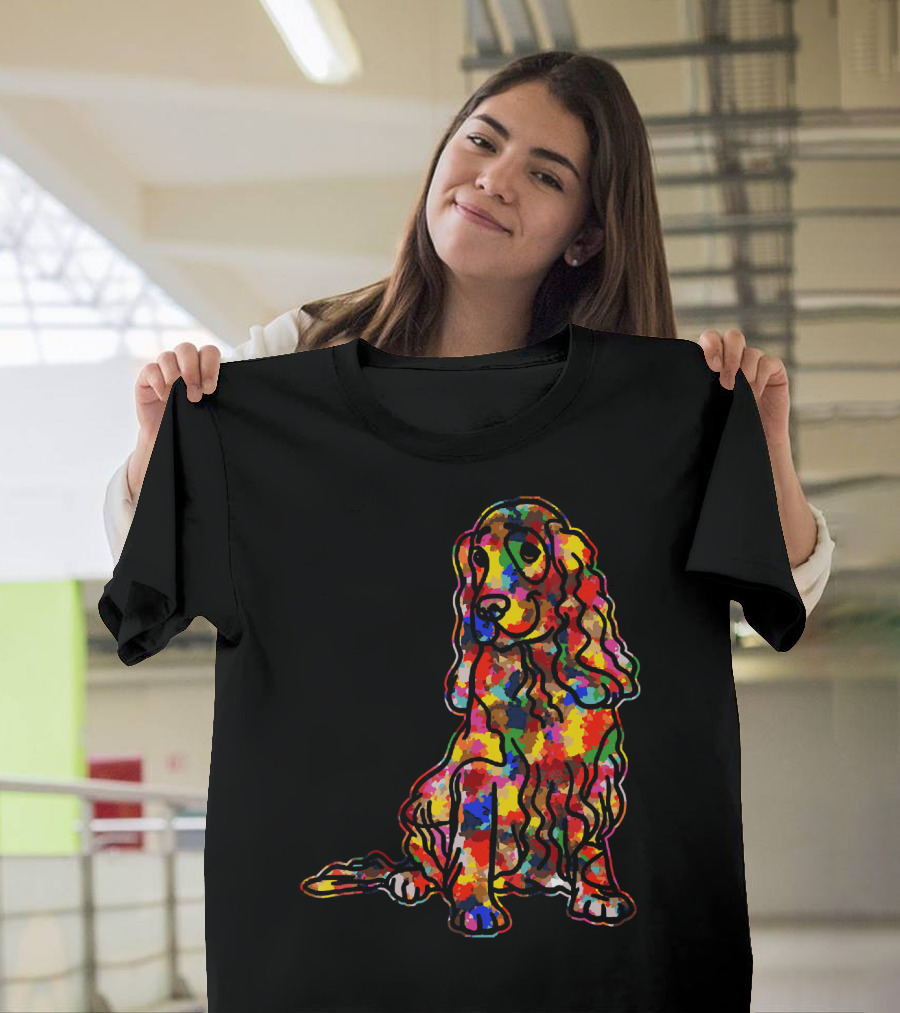 Cocker Spaniel Colorful T-Shirt