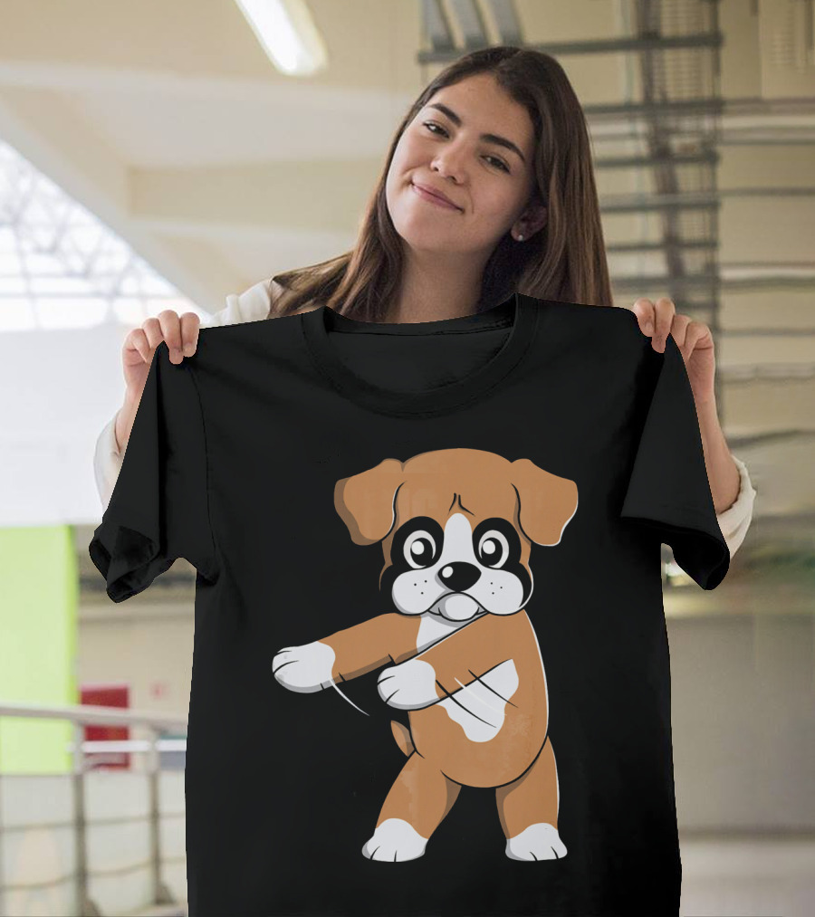 Boxer Dog Flossing Dance Move Floss T-Shirt