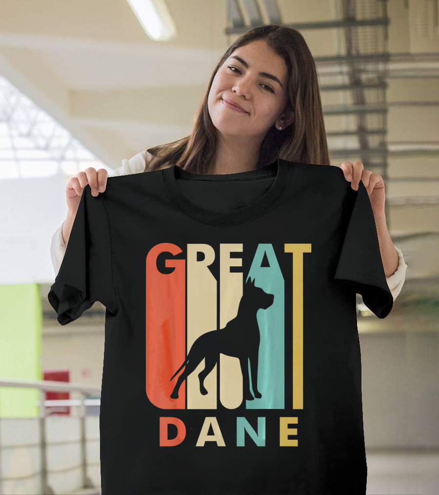Vintage Style Great Dane Retro T-Shirt