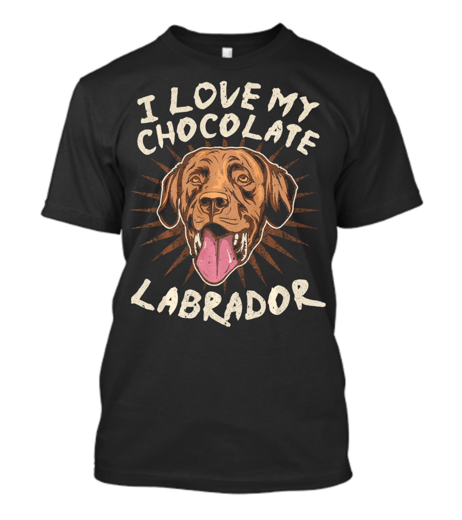 I Love My Chocolate Labrador T-Shirt