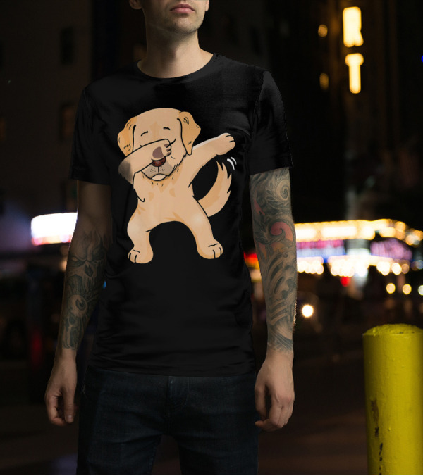 Dabbing Labrador Dog Dancing Dab Lab T-Shirt