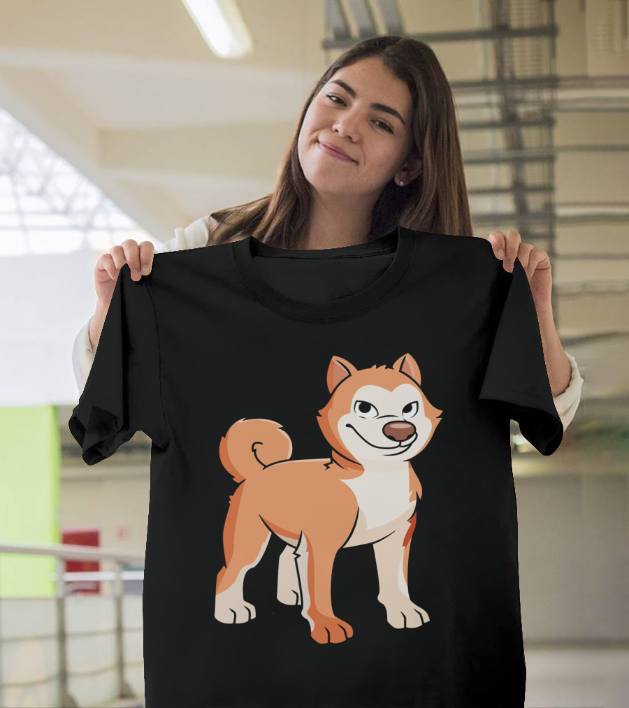 Cute Japanese Akita Dog Pup T-Shirt