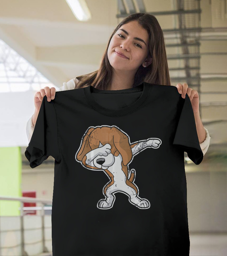 Dabbing Beagle Dog Dab Dance T-Shirt