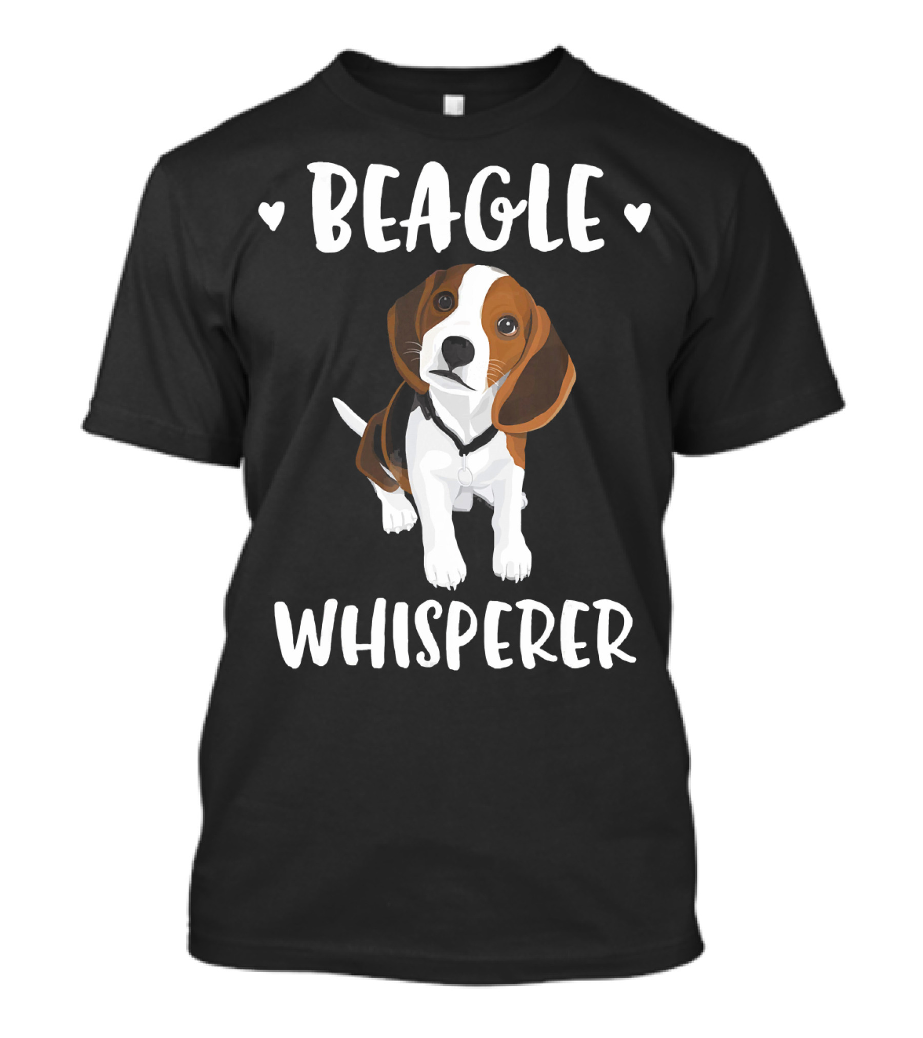 Beagle Whisperer Beagle Lover Heart T-Shirt